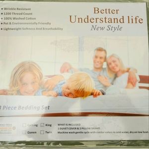 3 Piece King Bedding Set